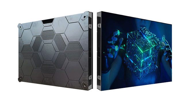LED panel module front and back